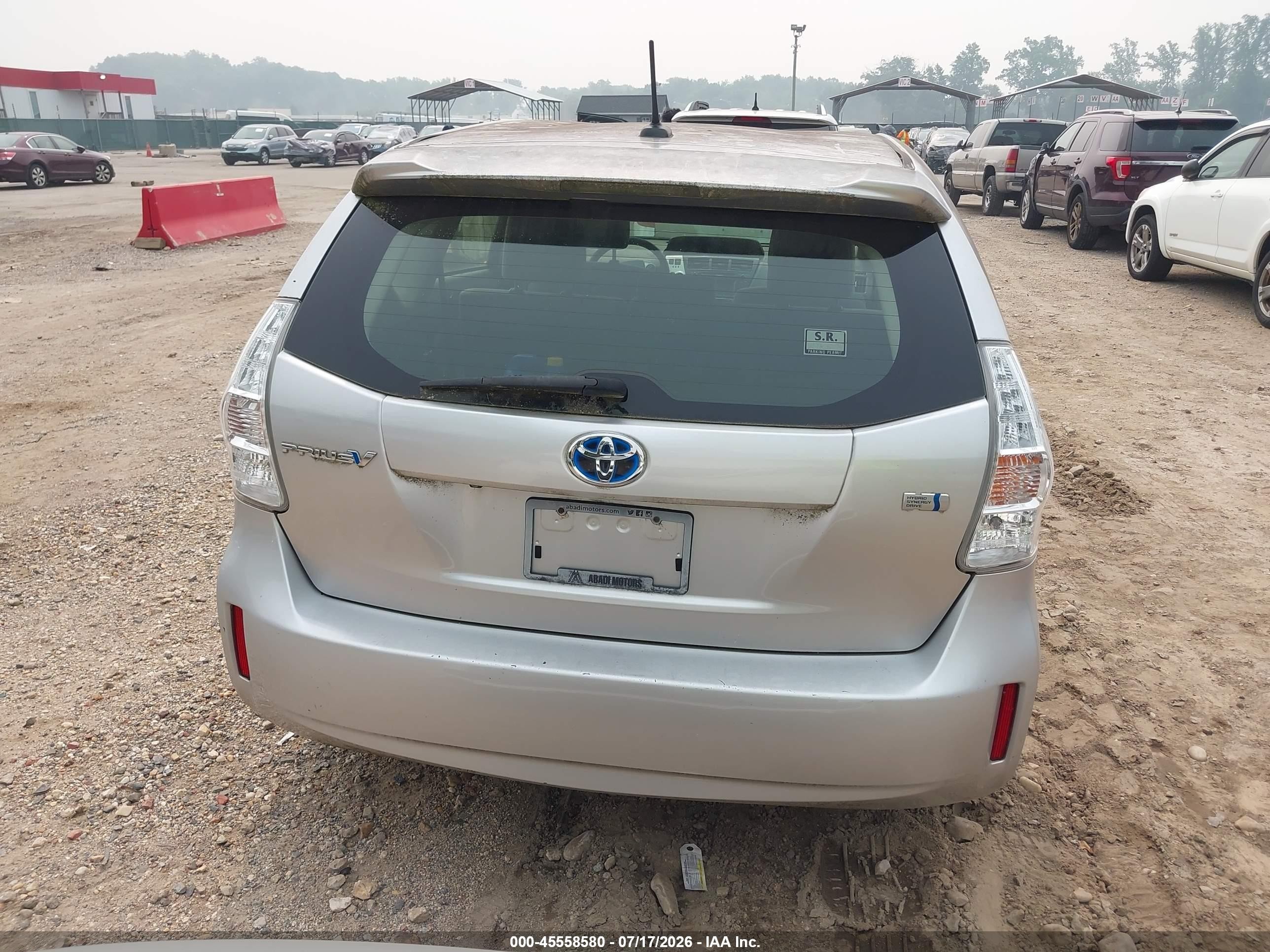 2013 Toyota Prius V Three Silver vin: JTDZN3EU4D3210398