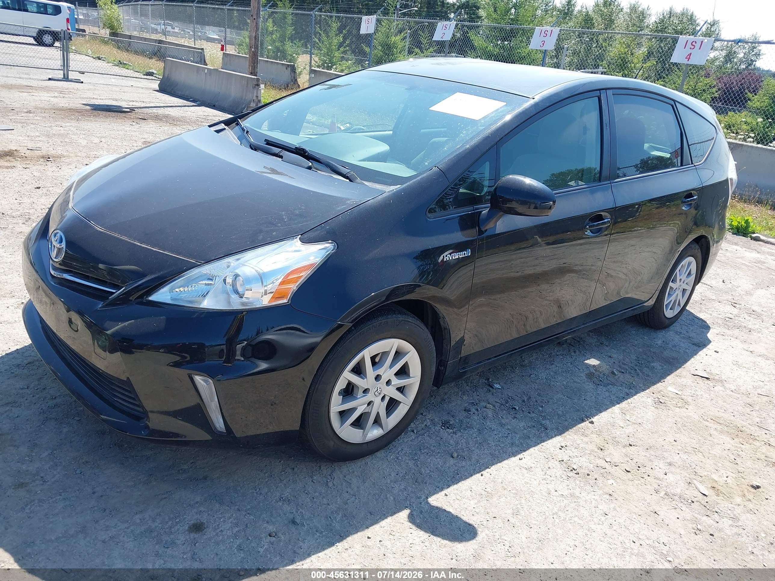 2013 Toyota Prius V Two Black vin: JTDZN3EU4D3221269