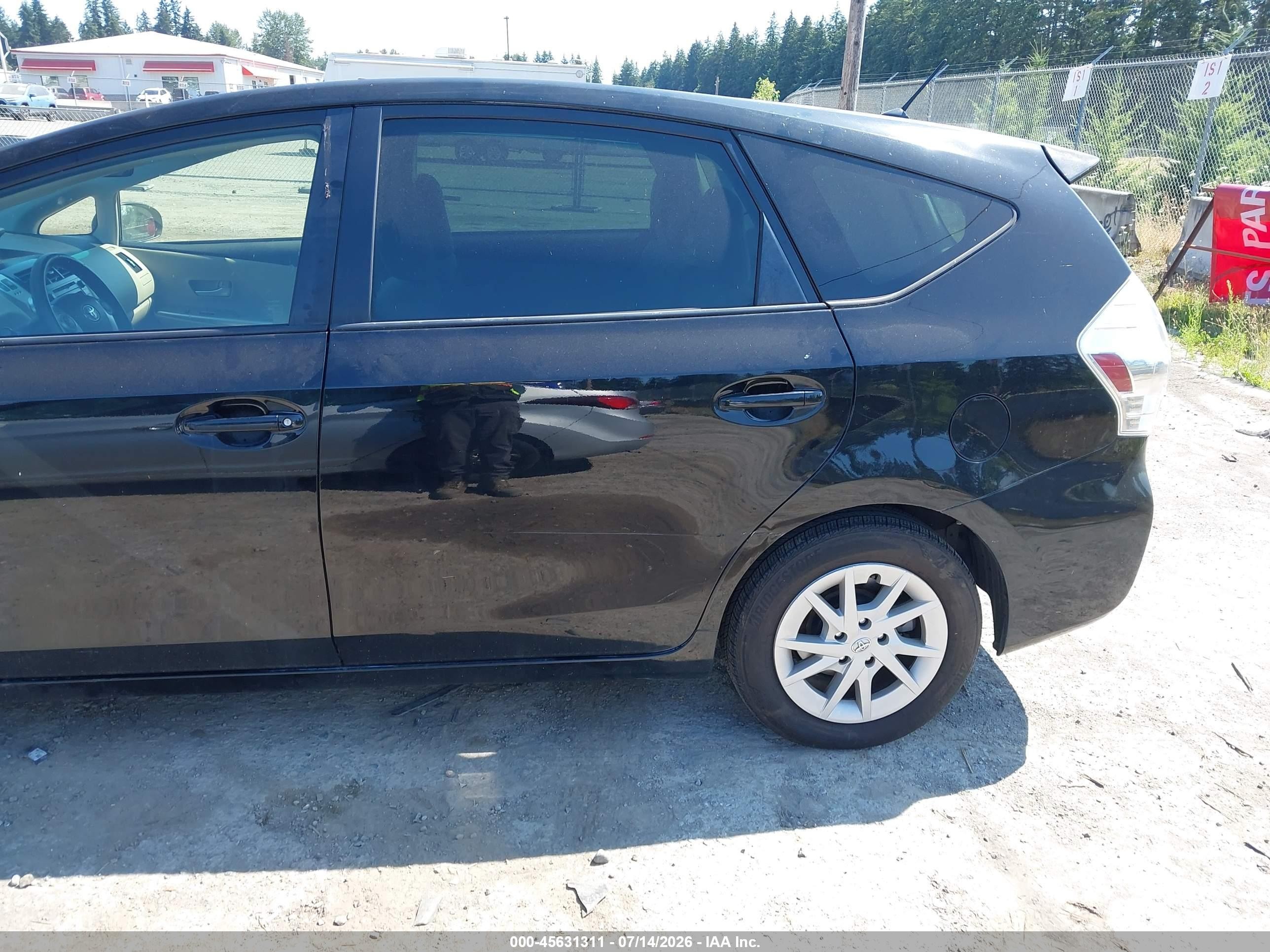 2013 Toyota Prius V Two Black vin: JTDZN3EU4D3221269
