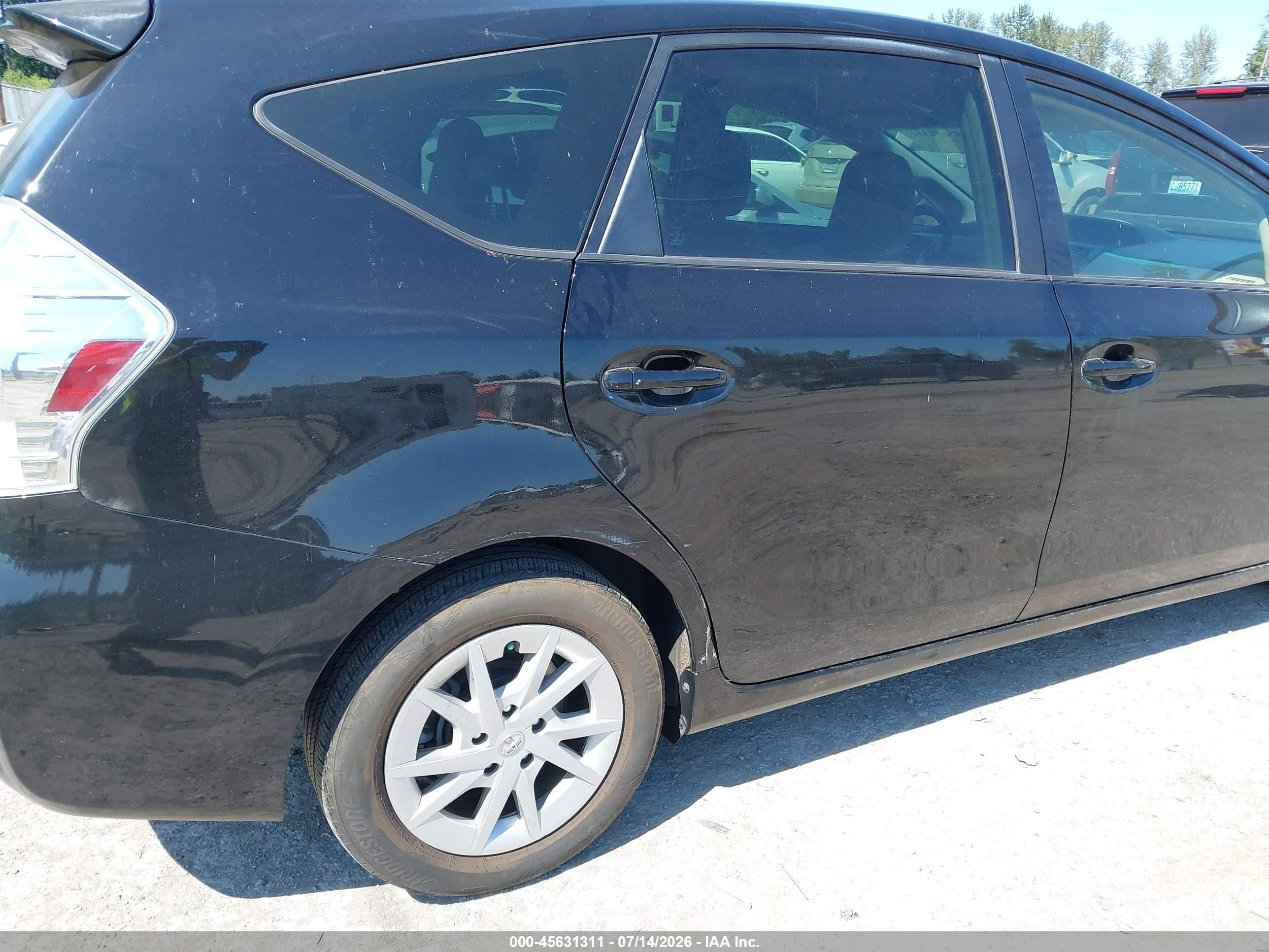2013 Toyota Prius V Two Black vin: JTDZN3EU4D3221269