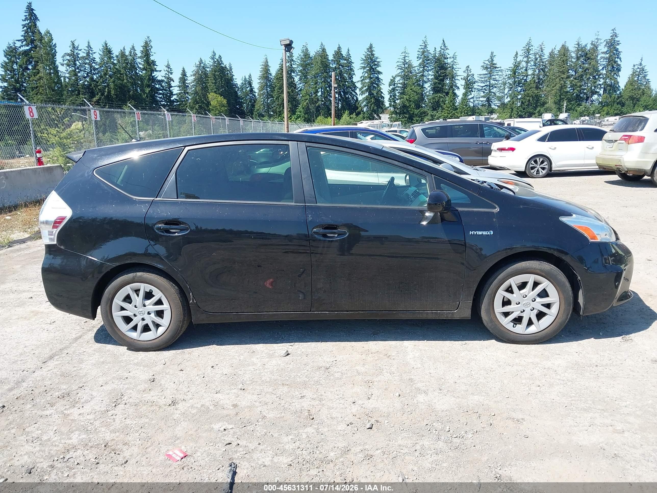 2013 Toyota Prius V Two Black vin: JTDZN3EU4D3221269
