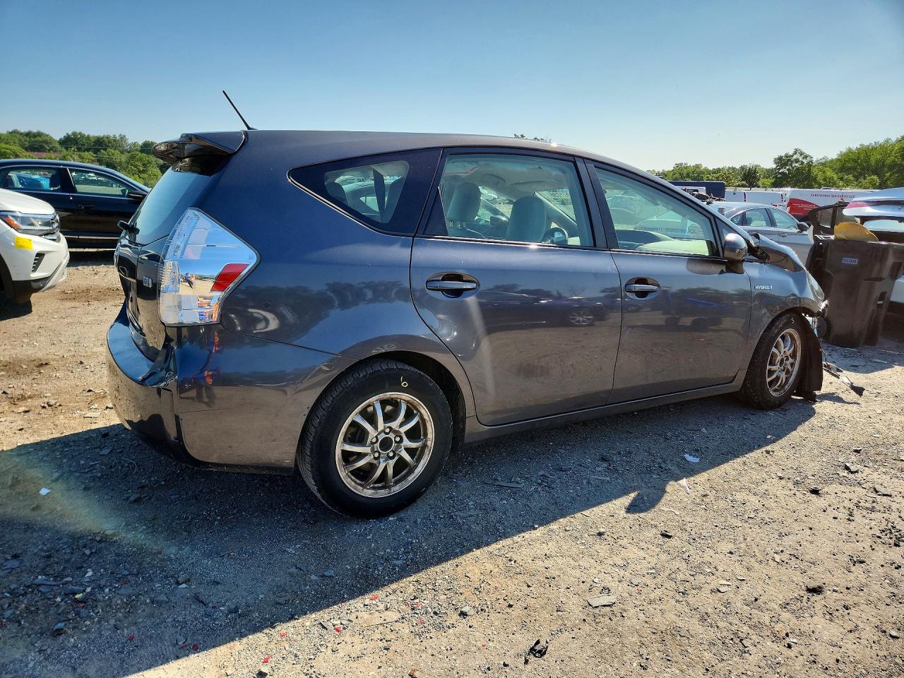 2013 Toyota Prius V Two Gray vin: JTDZN3EU4D3271380
