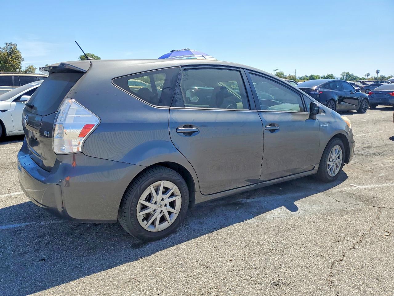 2013 Toyota Prius V Two Gray vin: JTDZN3EU4D3285957