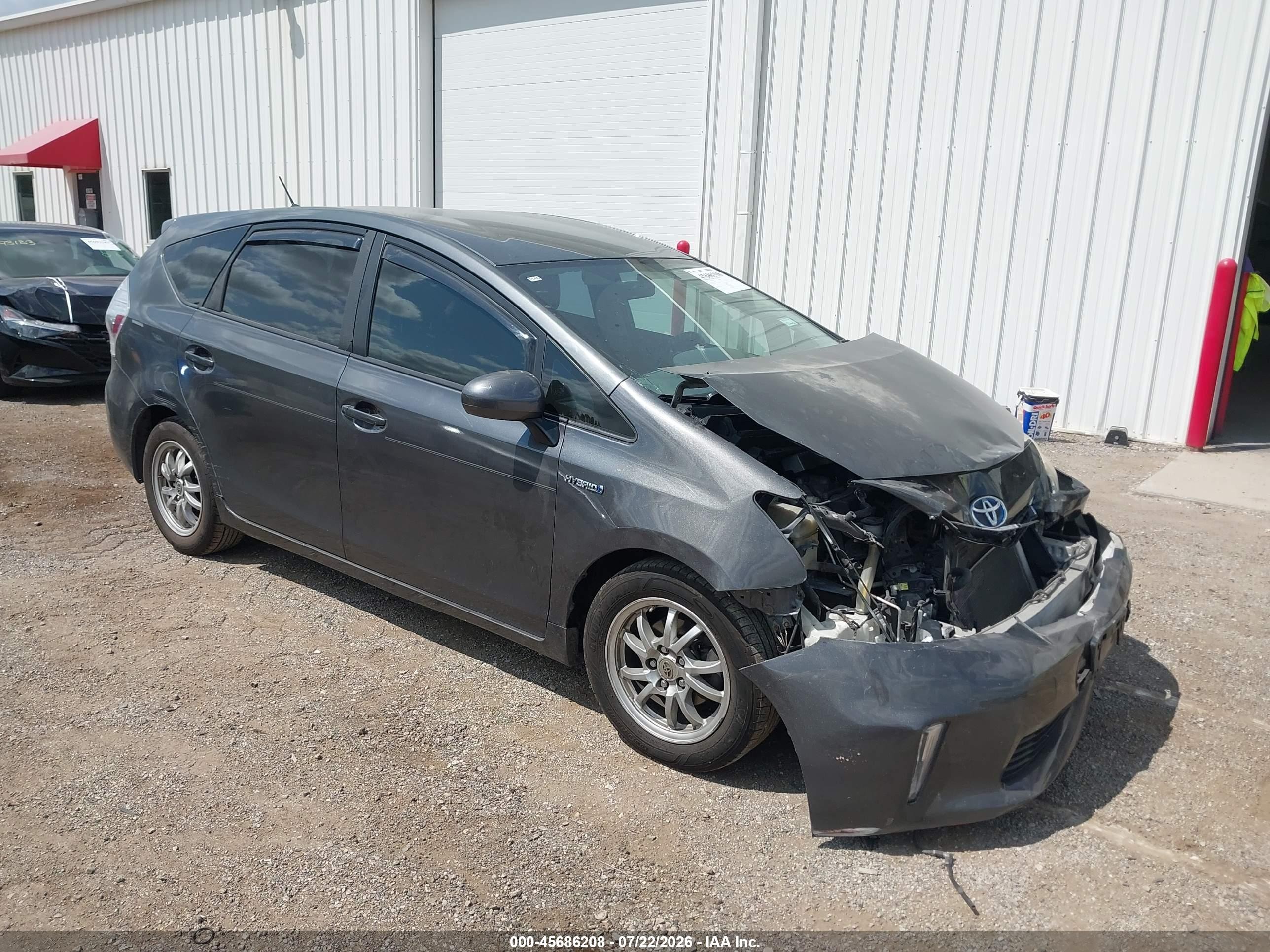2013 Toyota Prius V Two Gray vin: JTDZN3EU4D3288177