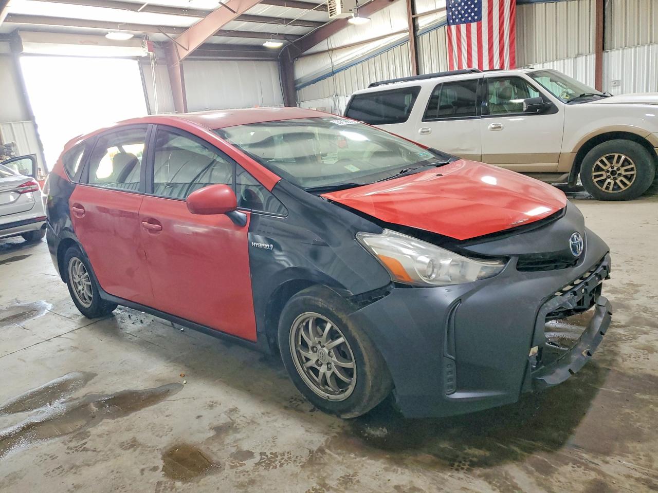 2015 Toyota Prius V Two Red vin: JTDZN3EU4FJ016713