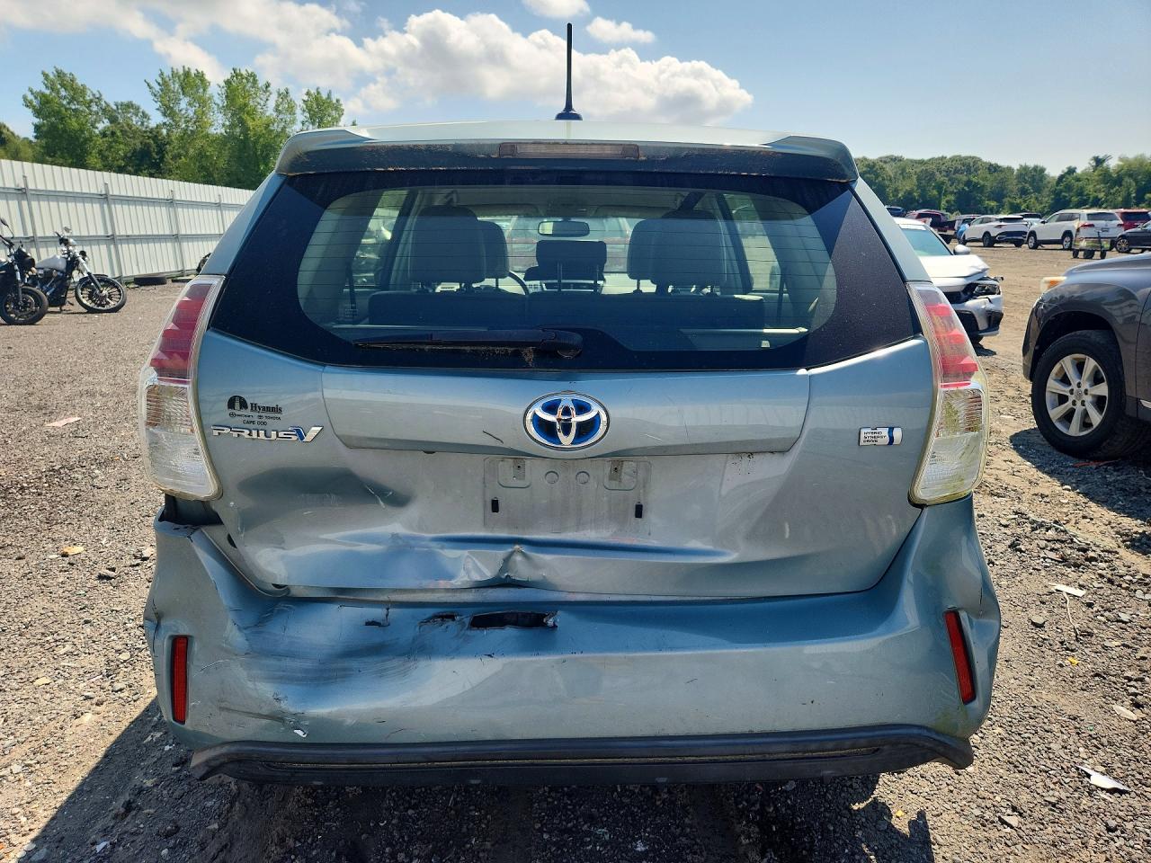 2015 Toyota Prius V Four Blue vin: JTDZN3EU4FJ019837