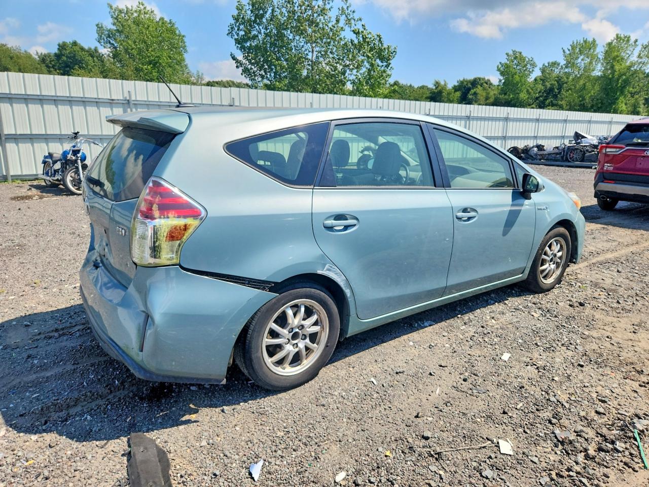 2015 Toyota Prius V Four Blue vin: JTDZN3EU4FJ019837