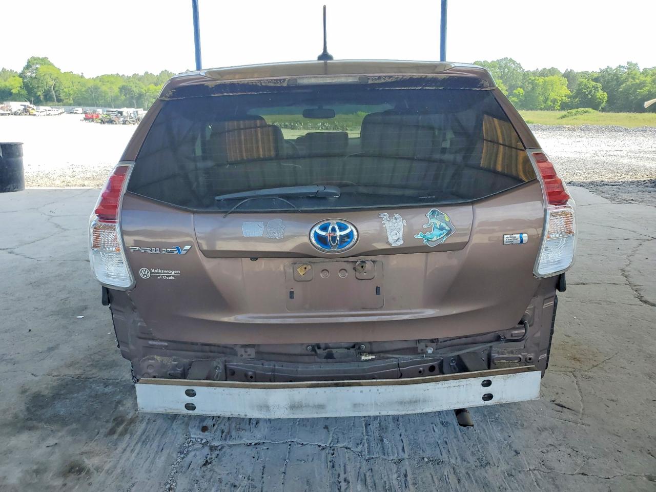 2015 Toyota Prius V Five Gray vin: JTDZN3EU4FJ024388