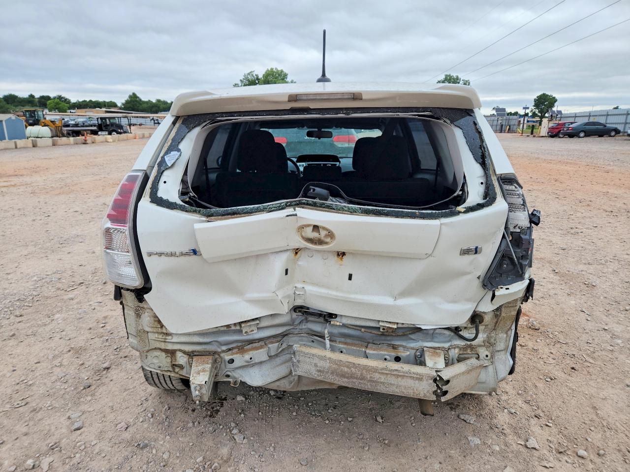2015 Toyota Prius V Three White vin: JTDZN3EU4FJ028280
