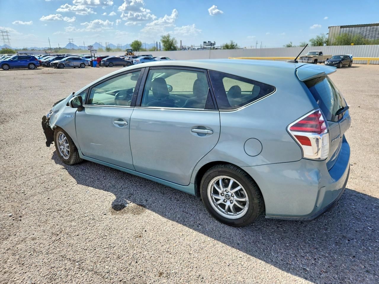 2015 Toyota Prius V Four Turquoise vin: JTDZN3EU4FJ034029