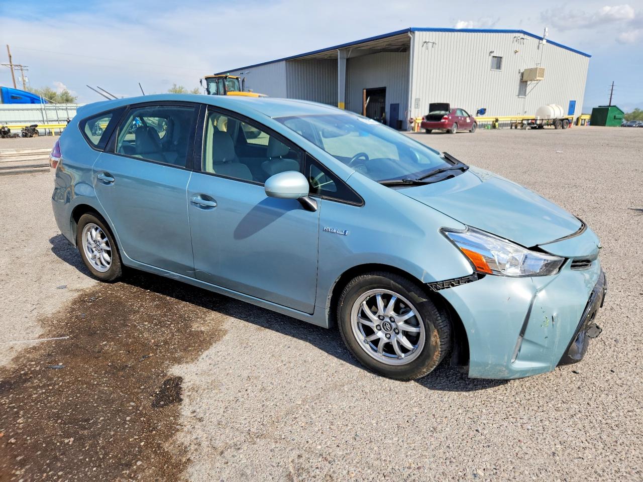 2015 Toyota Prius V Four Turquoise vin: JTDZN3EU4FJ034029