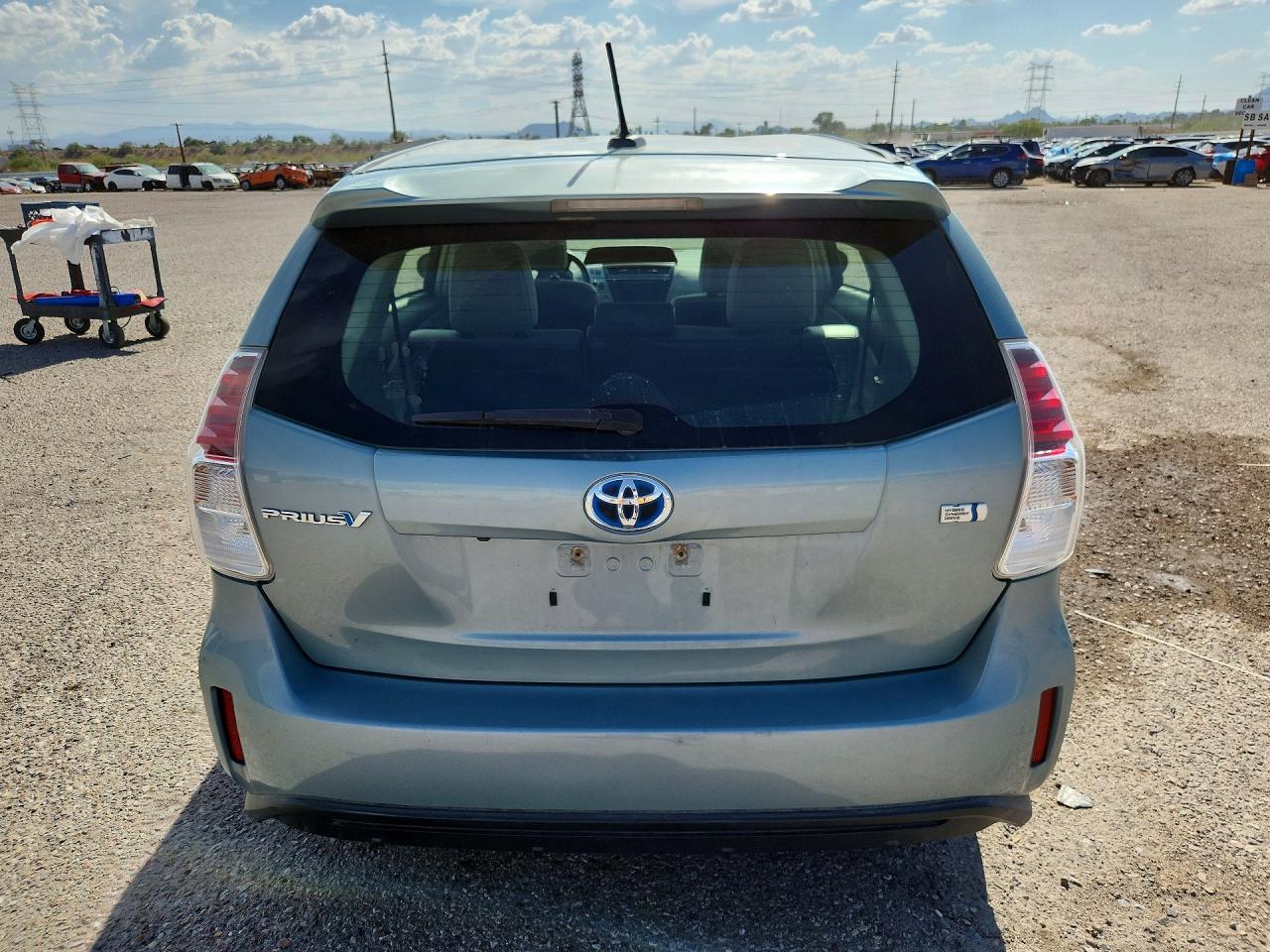 2015 Toyota Prius V Four Turquoise vin: JTDZN3EU4FJ034029