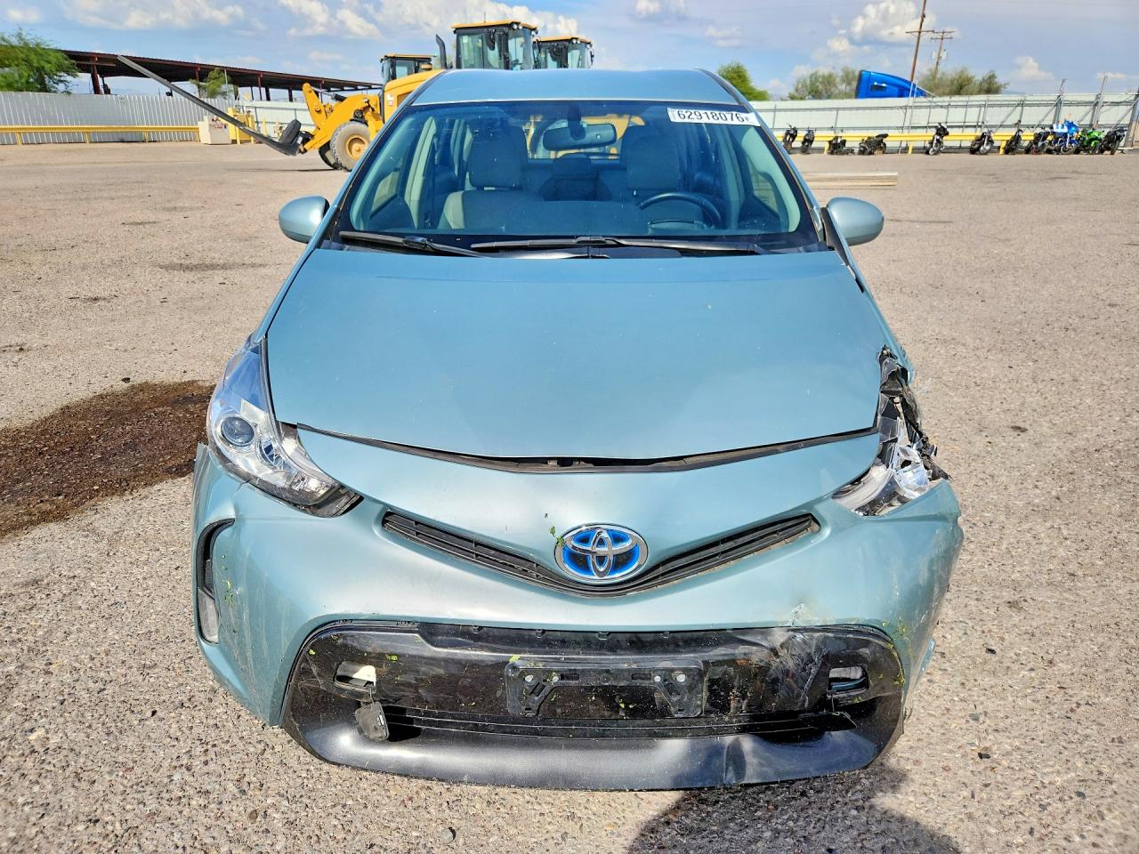 2015 Toyota Prius V Four Turquoise vin: JTDZN3EU4FJ034029