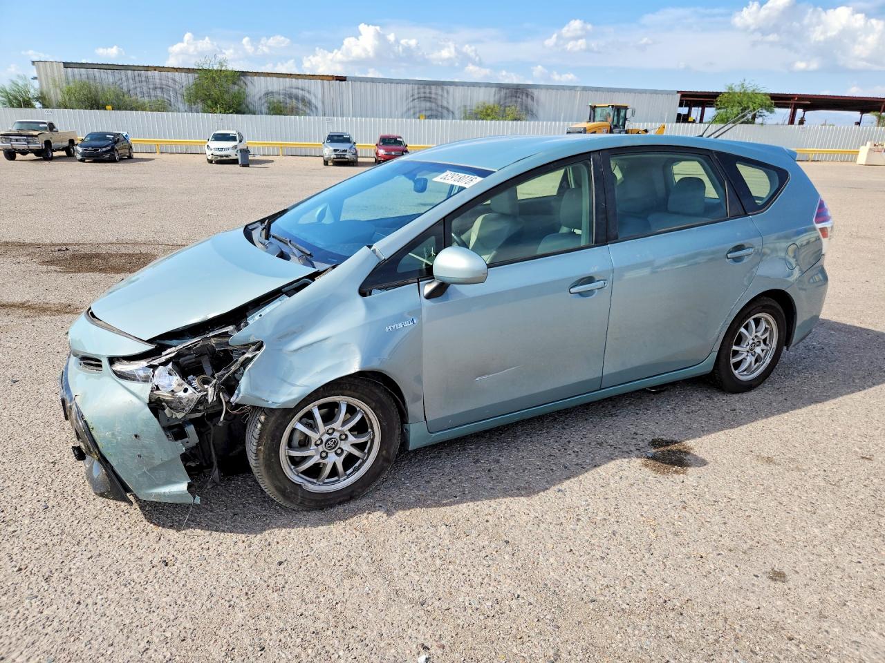 2015 Toyota Prius V Four Turquoise vin: JTDZN3EU4FJ034029