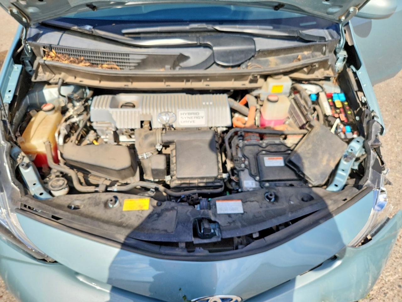 2015 Toyota Prius V Four Turquoise vin: JTDZN3EU4FJ034029