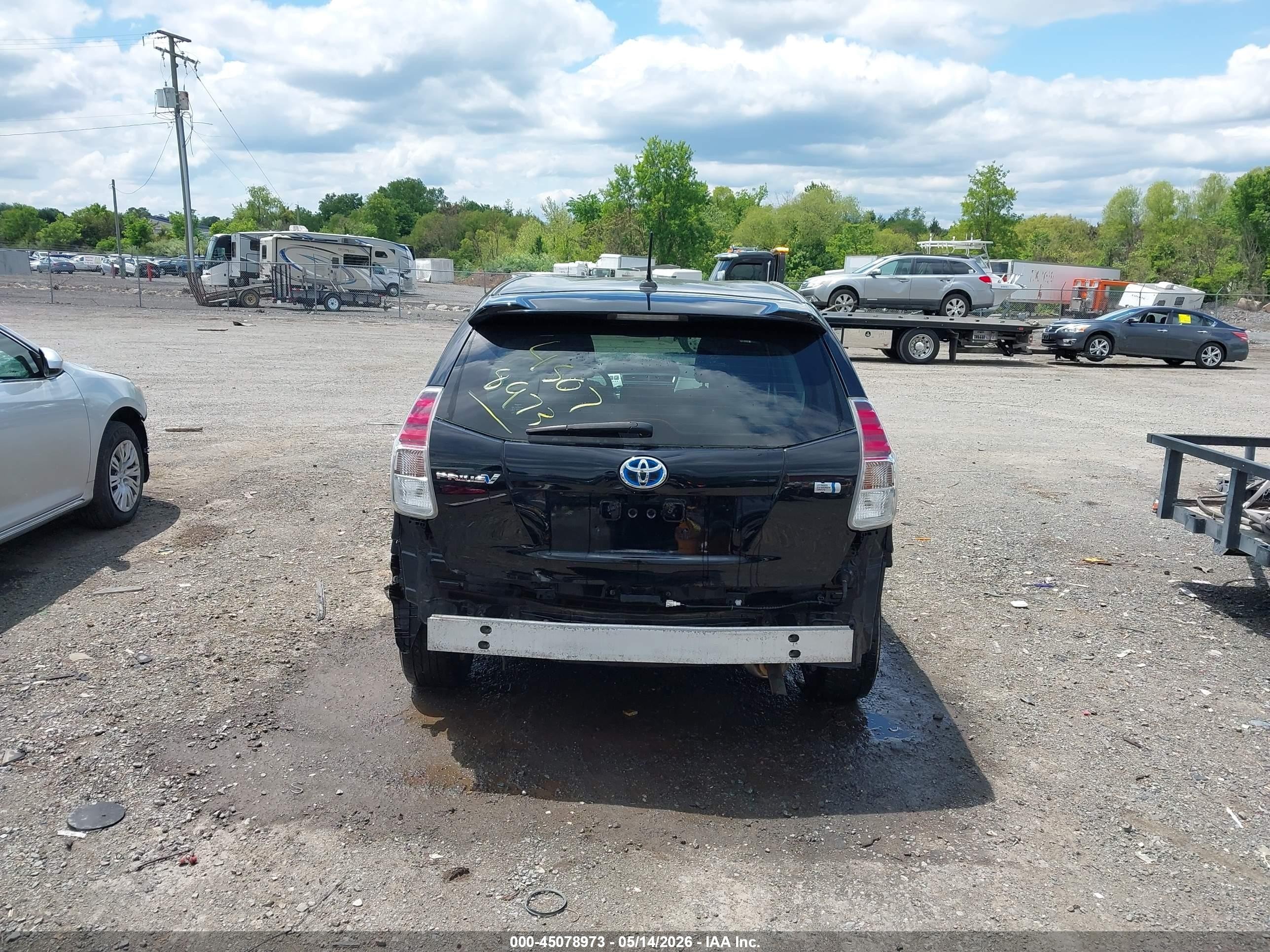 2015 Toyota Prius V Four Black vin: JTDZN3EU4FJ036797