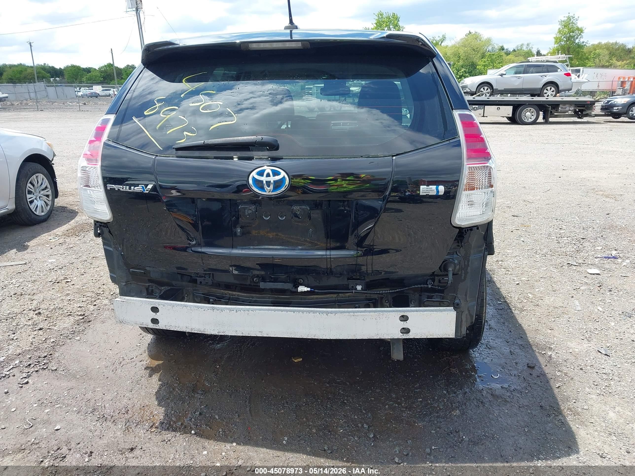 2015 Toyota Prius V Four Black vin: JTDZN3EU4FJ036797