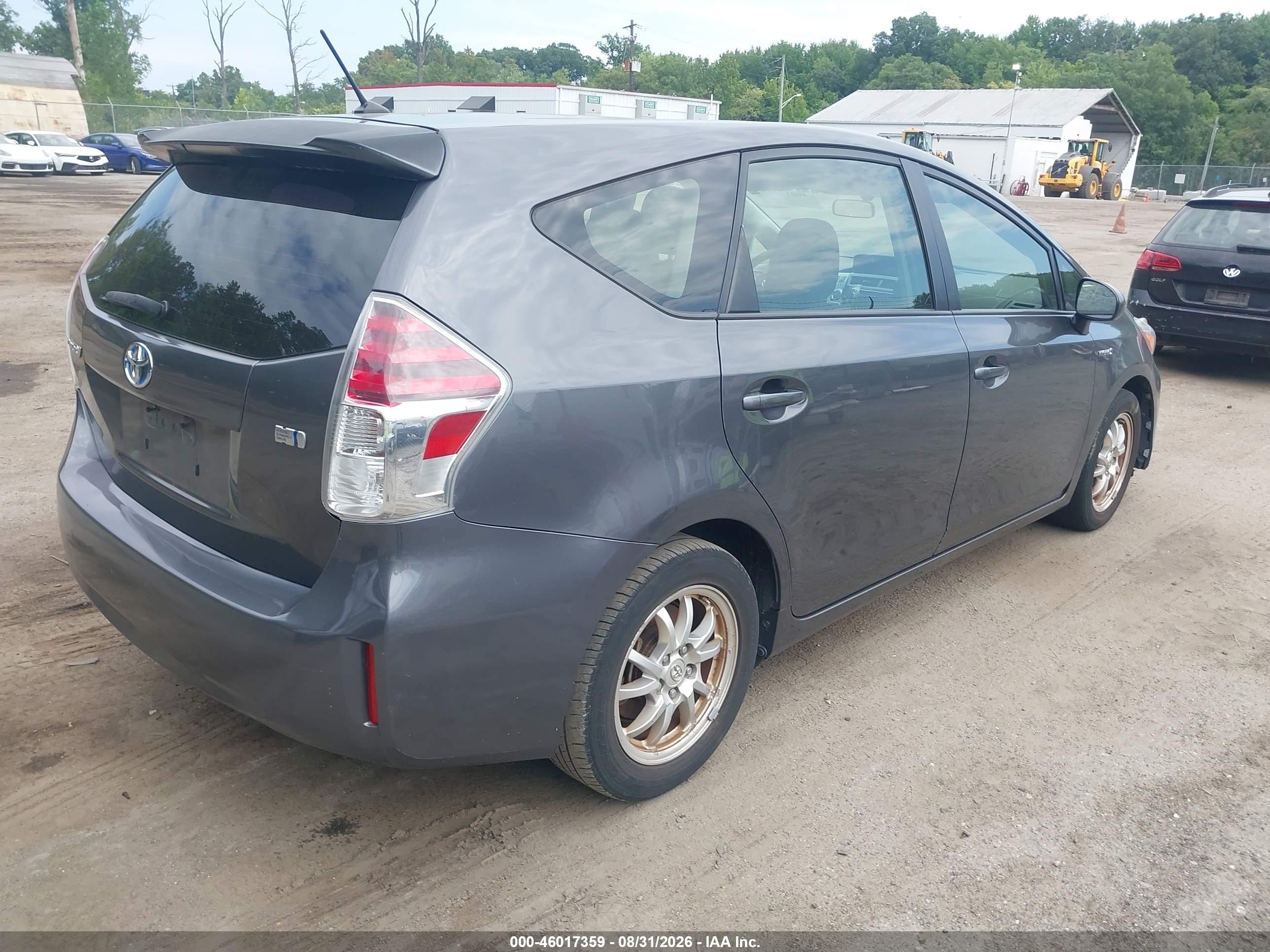 2015 Toyota Prius V Two Gray vin: JTDZN3EU4FJ038100