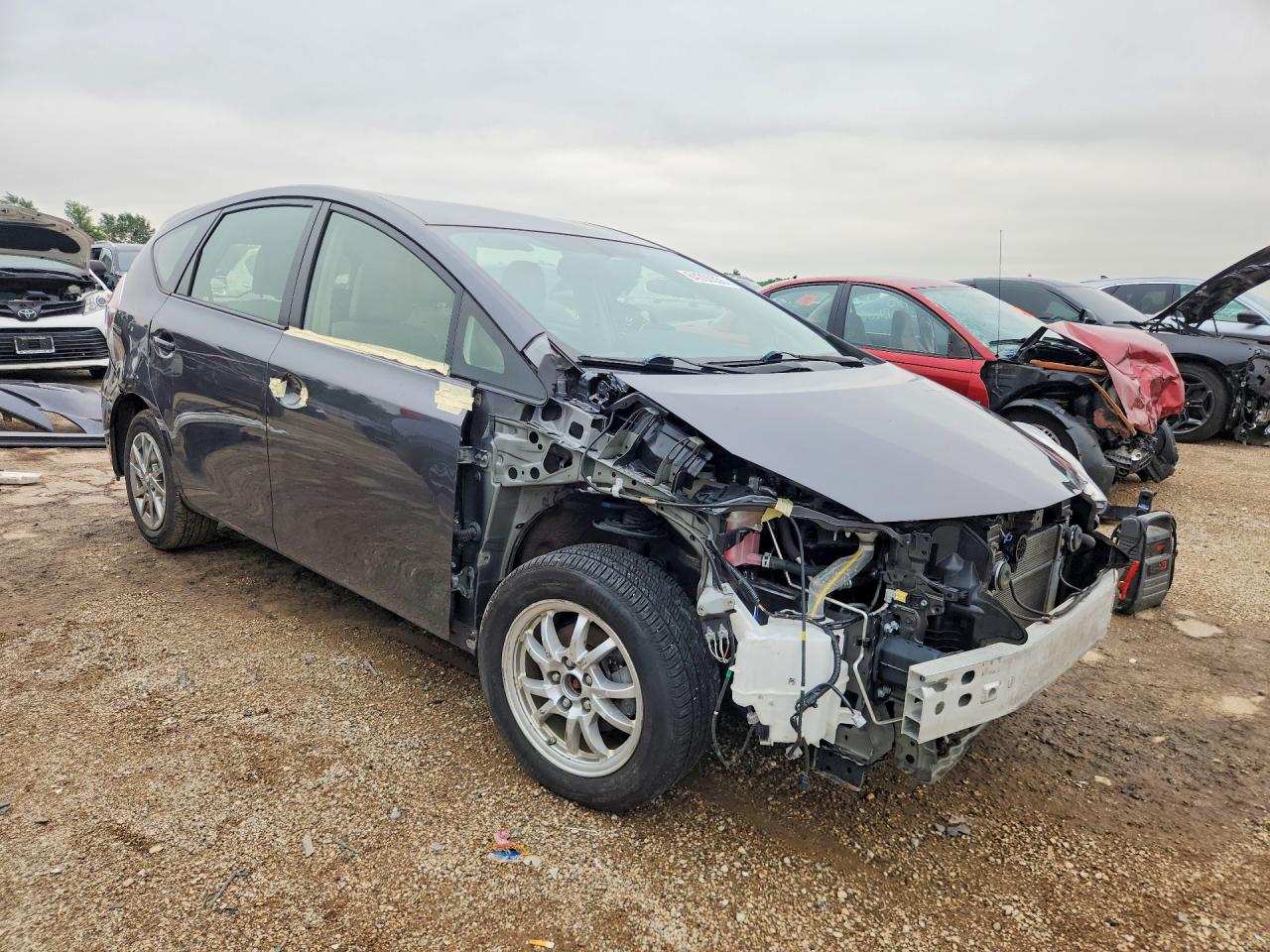 2015 Toyota Prius V Four Gray vin: JTDZN3EU4FJ038761