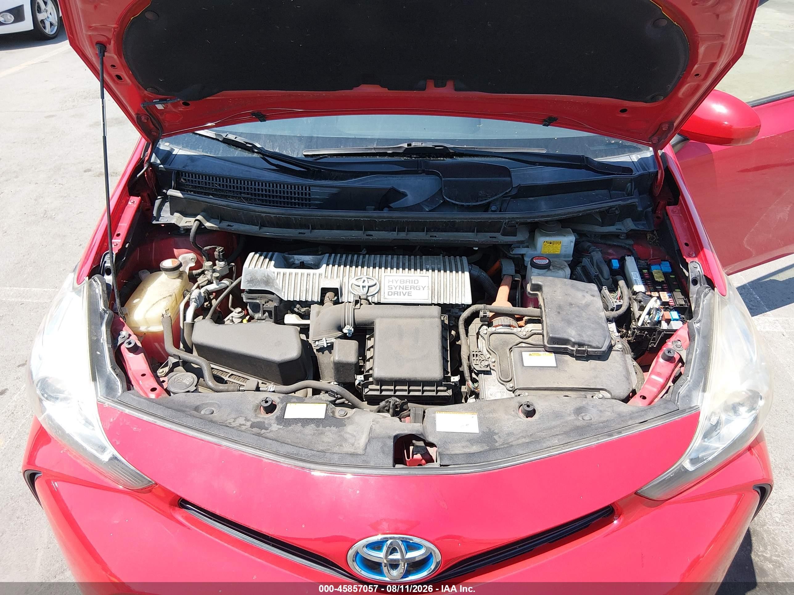 2015 Toyota Prius V Four Red vin: JTDZN3EU4FJ039330
