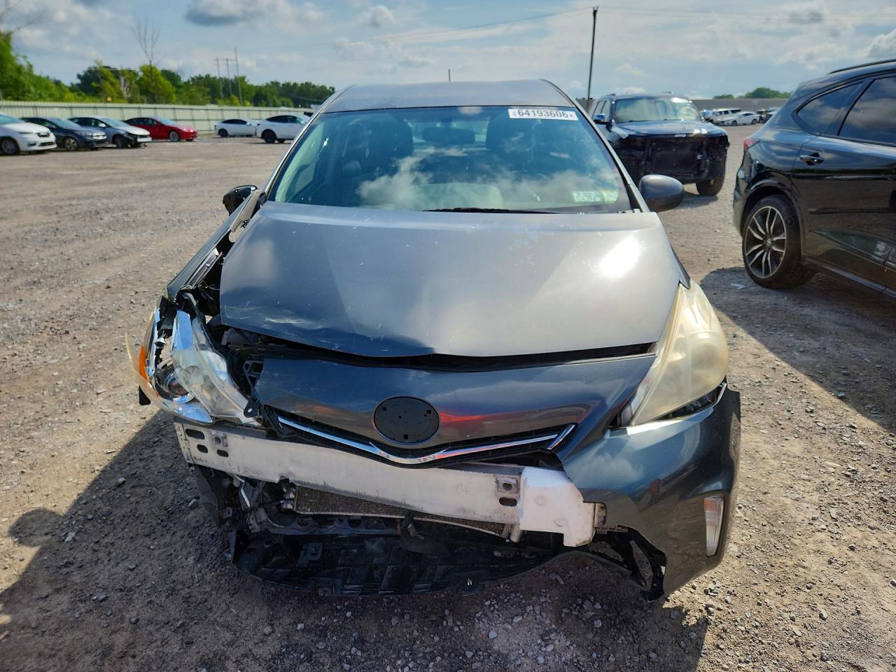 2012 Toyota Prius V Two Gray vin: JTDZN3EU5C3027025