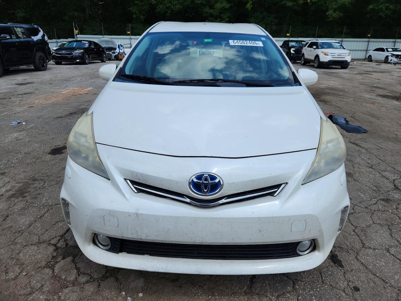2012 Toyota Prius V Five White vin: JTDZN3EU5C3083319