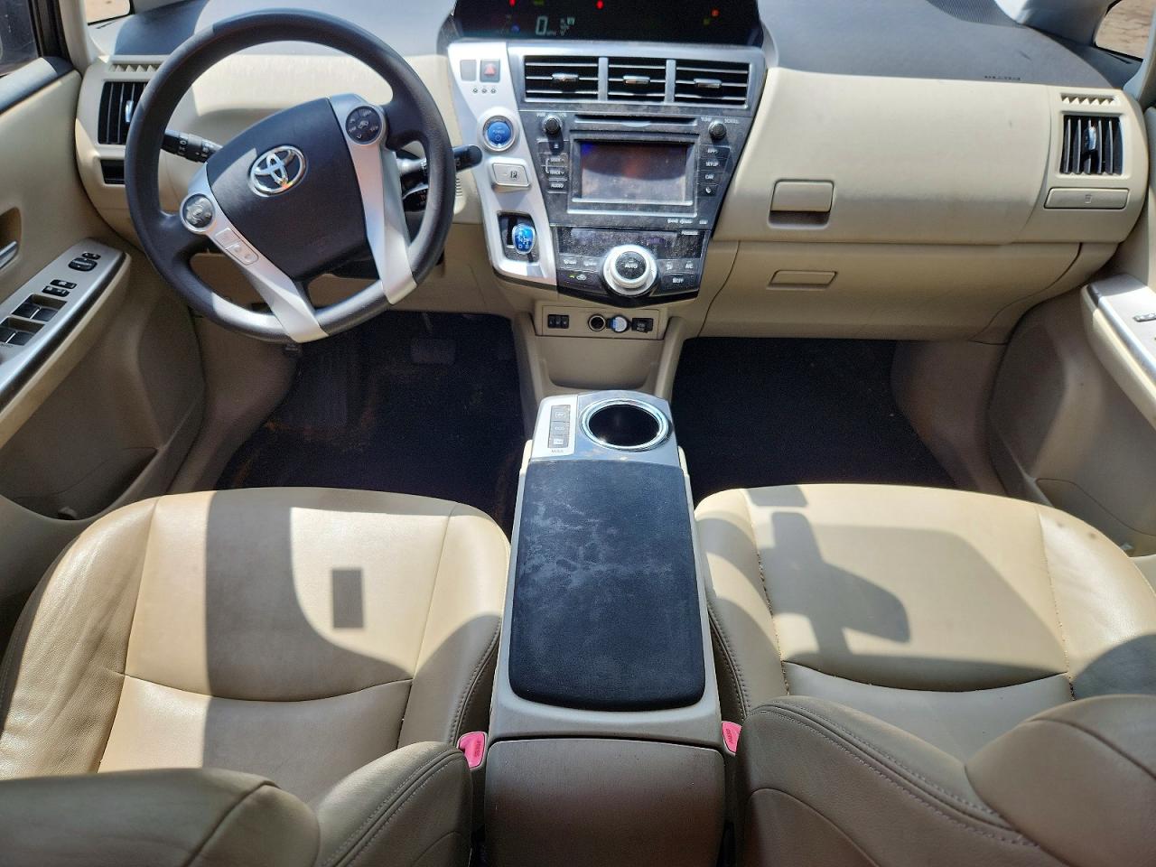 2012 Toyota Prius V Five White vin: JTDZN3EU5C3083319