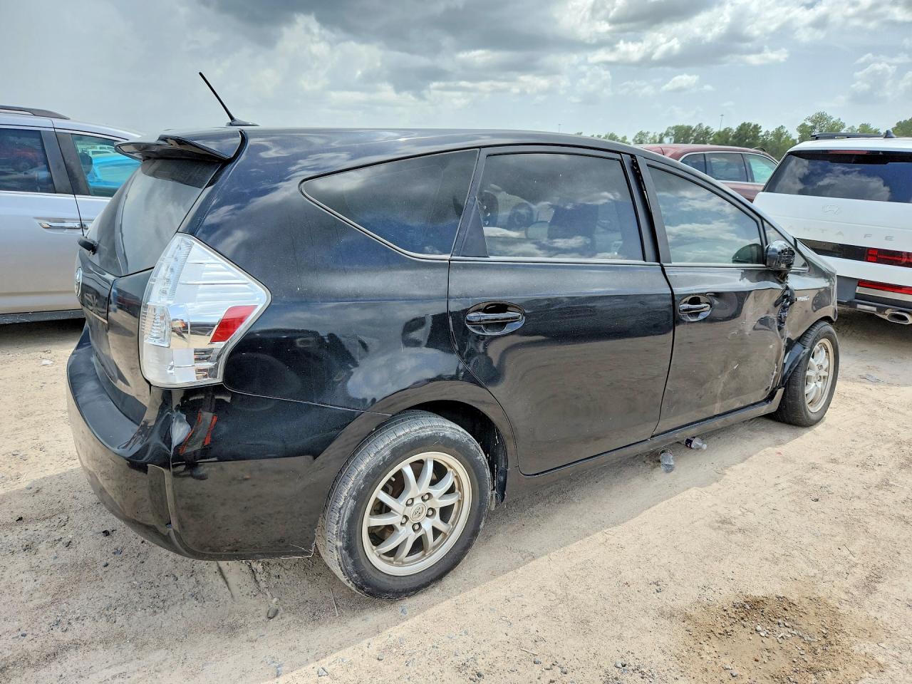 2012 Toyota Prius V Three Black vin: JTDZN3EU5C3104136