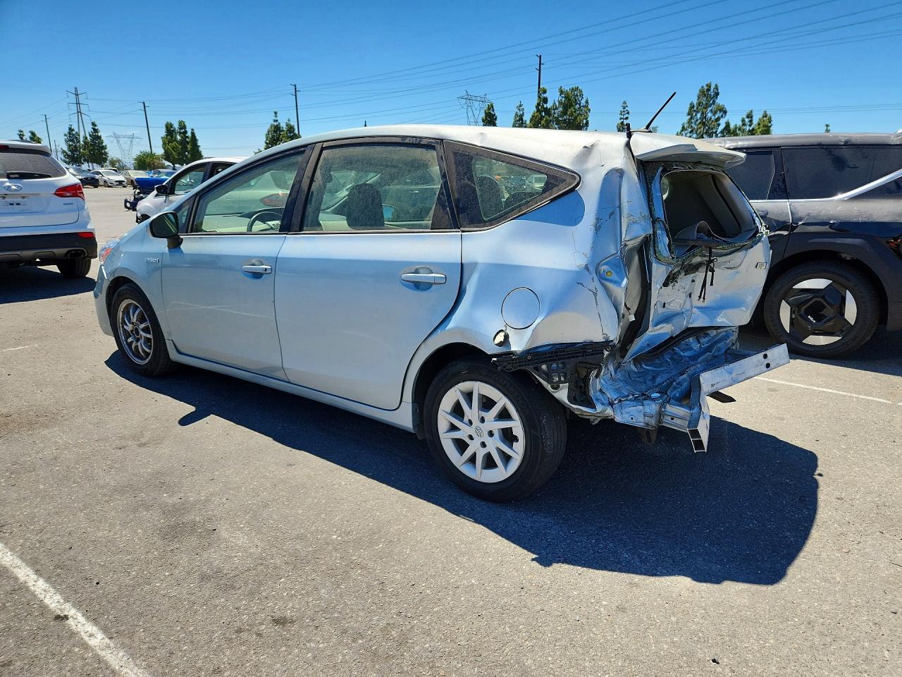 2012 Toyota Prius V Three Blue vin: JTDZN3EU5C3115606