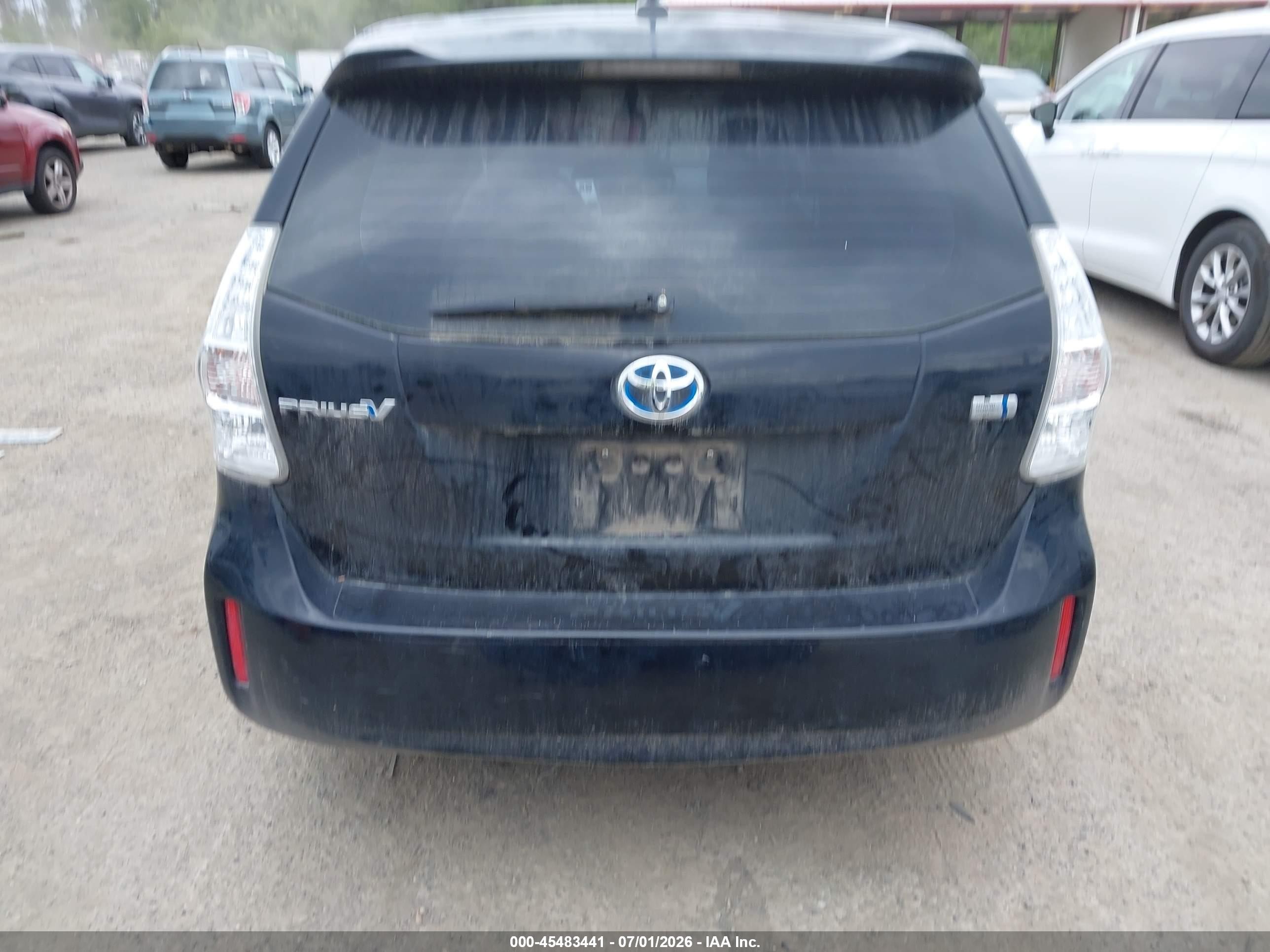 2012 Toyota Prius V Five Black vin: JTDZN3EU5C3126797