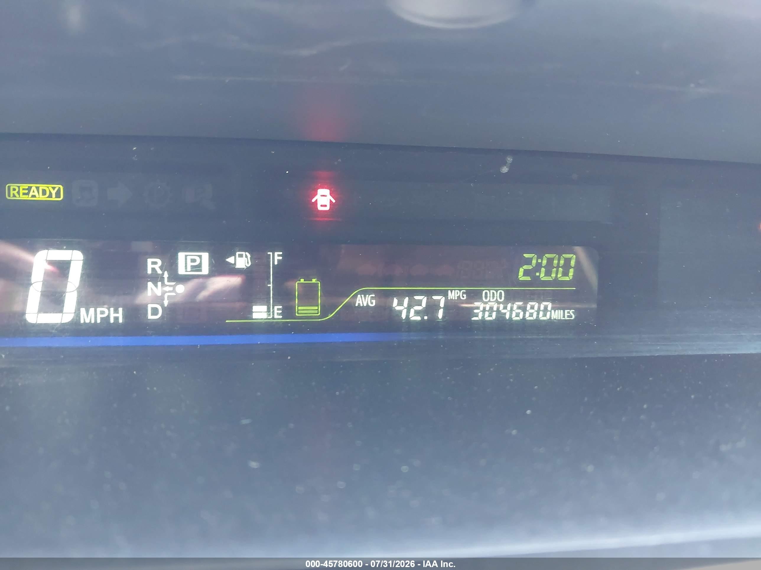 2012 Toyota Prius V Two Blue vin: JTDZN3EU5C3141784