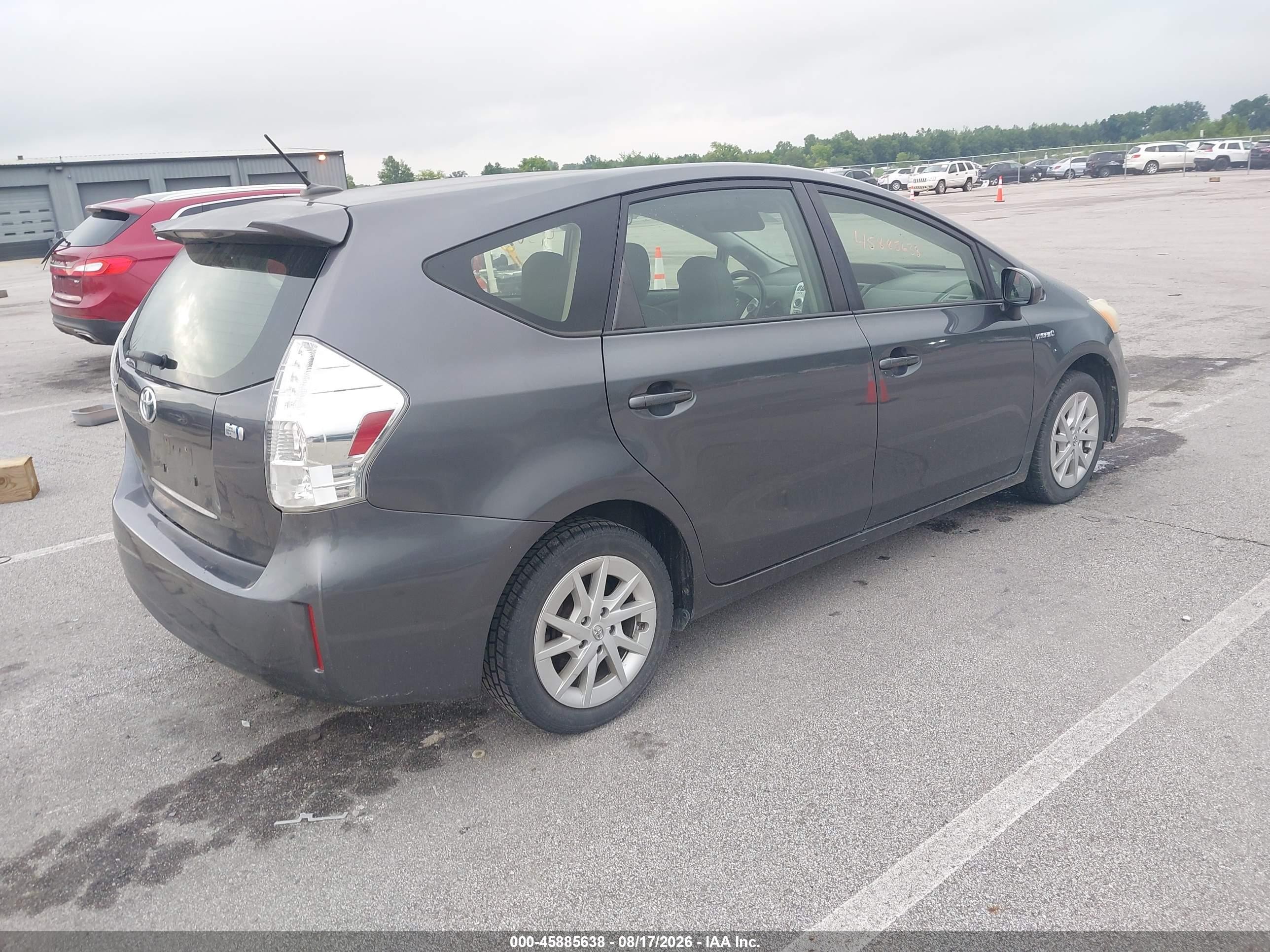2012 Toyota Prius V Three Gray vin: JTDZN3EU5C3177328