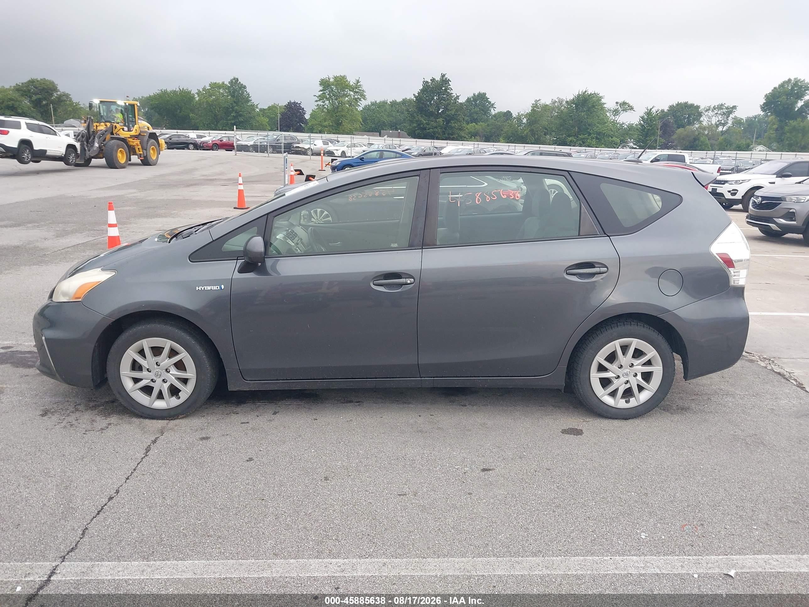 2012 Toyota Prius V Three Gray vin: JTDZN3EU5C3177328