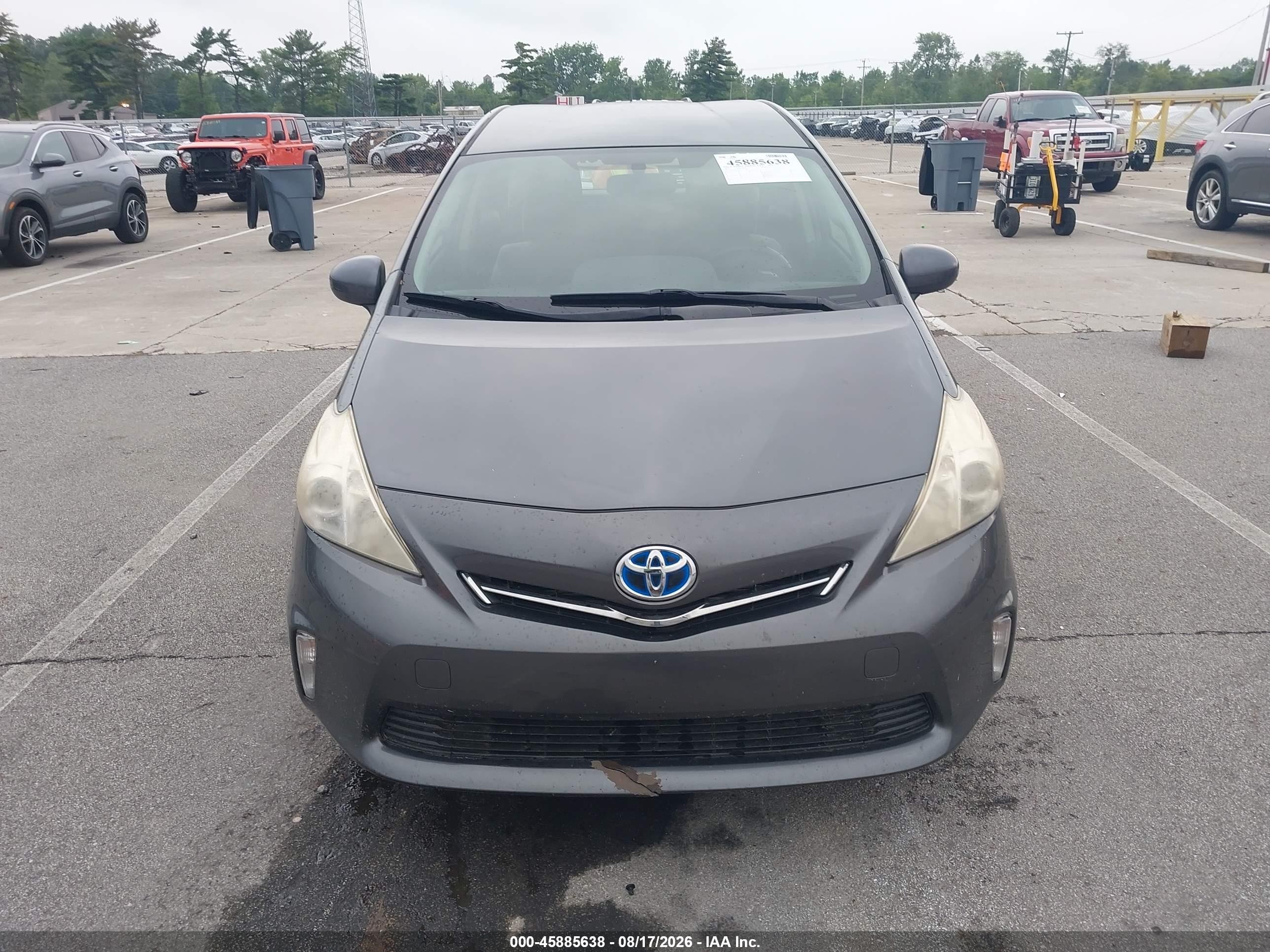 2012 Toyota Prius V Three Gray vin: JTDZN3EU5C3177328