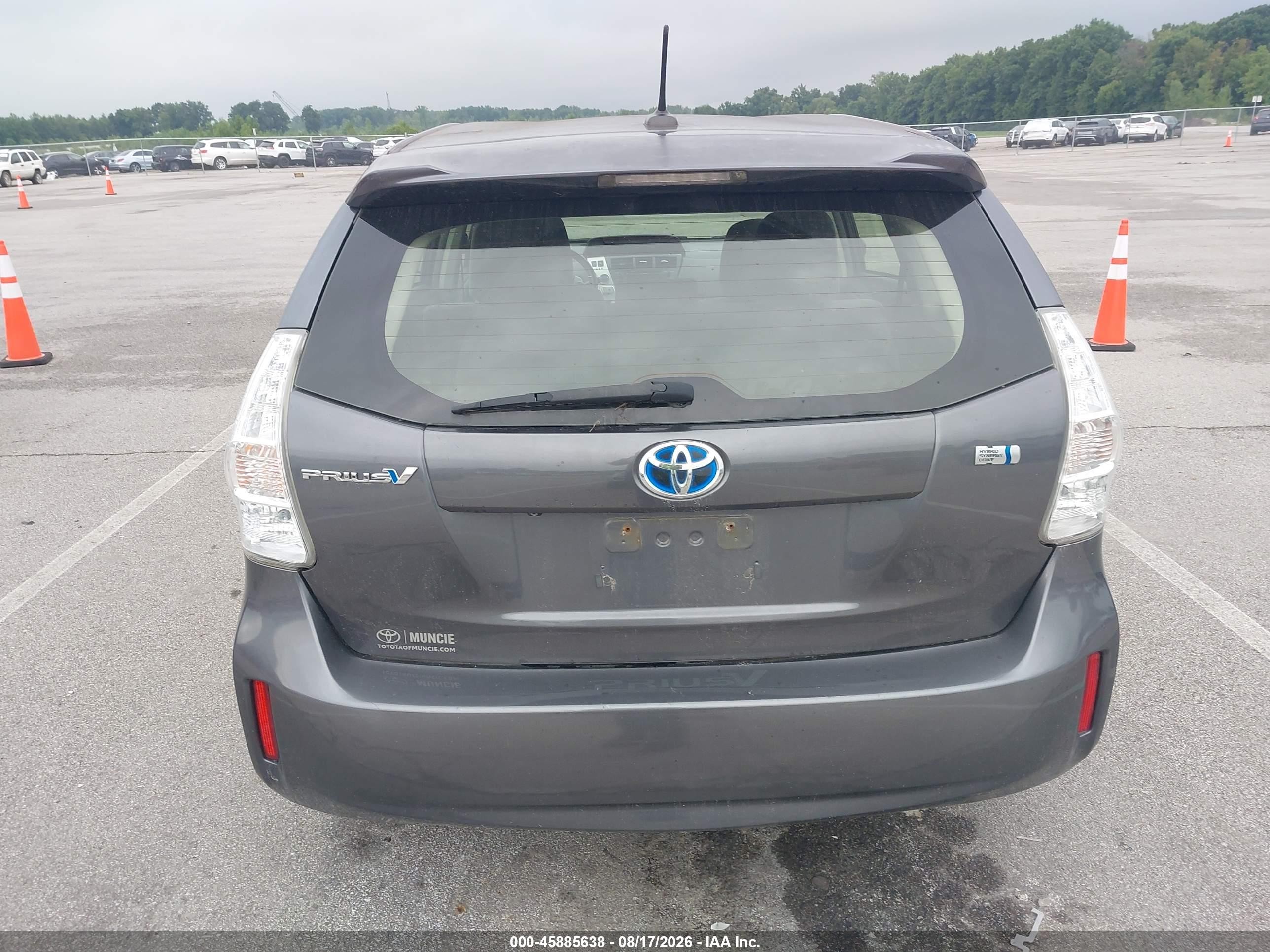 2012 Toyota Prius V Three Gray vin: JTDZN3EU5C3177328