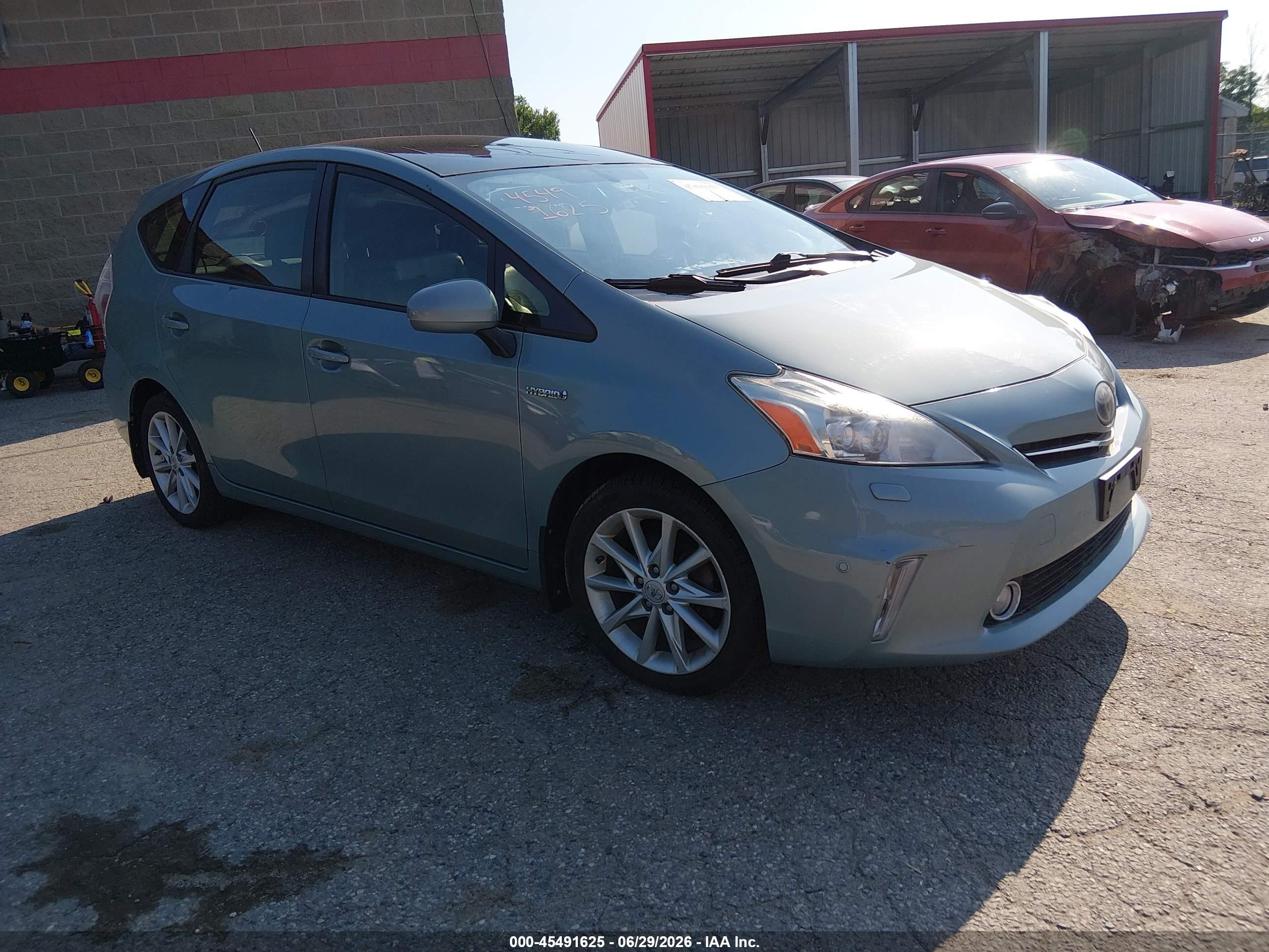 2013 Toyota Prius V Five Blue vin: JTDZN3EU5D3190968