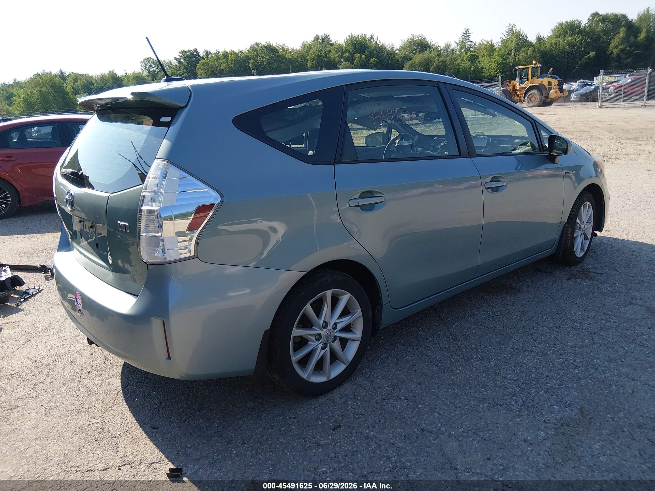 2013 Toyota Prius V Five Blue vin: JTDZN3EU5D3190968