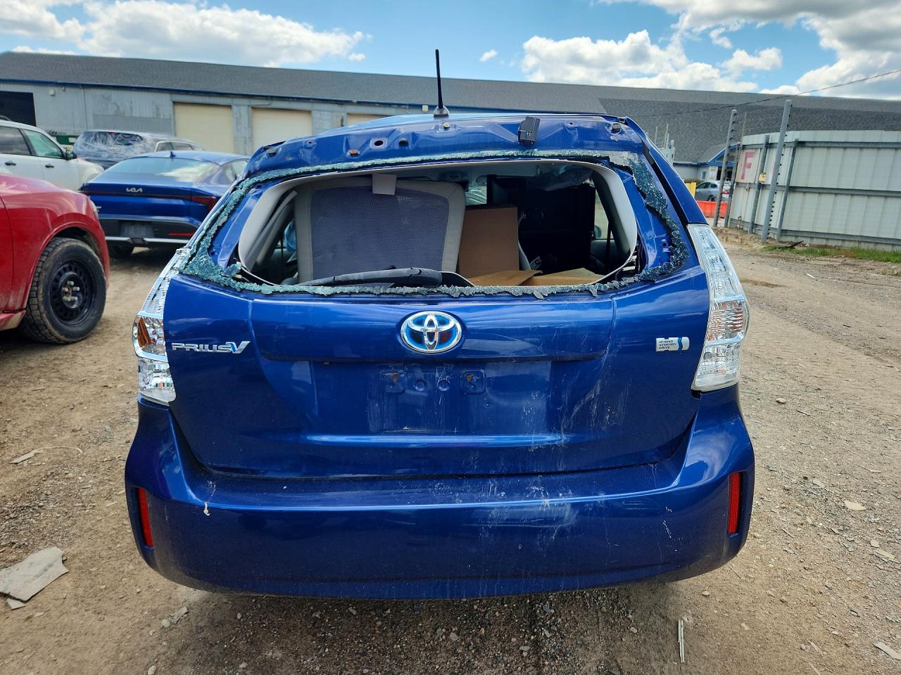 2013 Toyota Prius V Two Blue vin: JTDZN3EU5D3231020