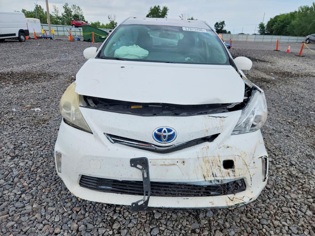 2013 Toyota Prius V Two White vin: JTDZN3EU5D3232149