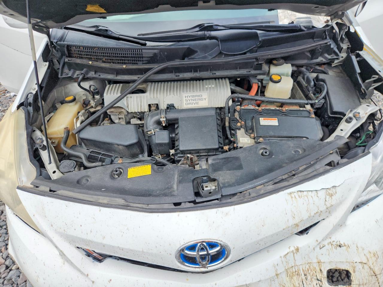 2013 Toyota Prius V Two White vin: JTDZN3EU5D3232149