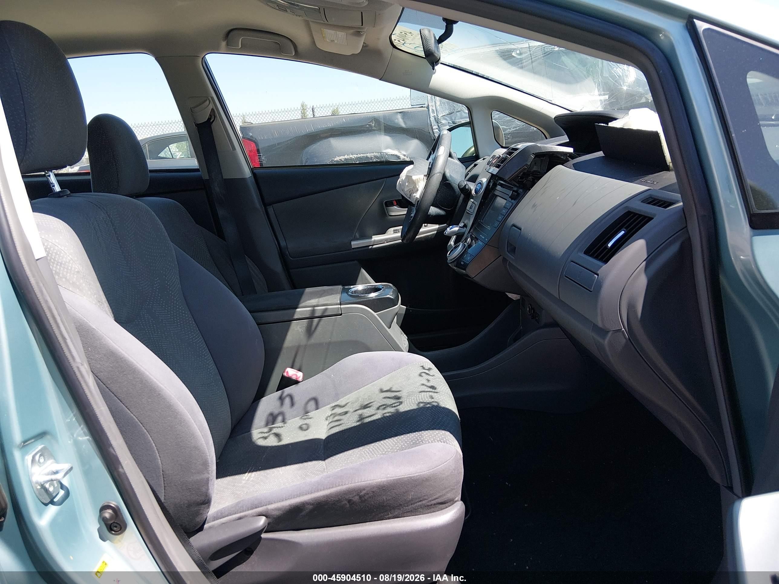2014 Toyota Prius V Three Turquoise vin: JTDZN3EU5EJ015083