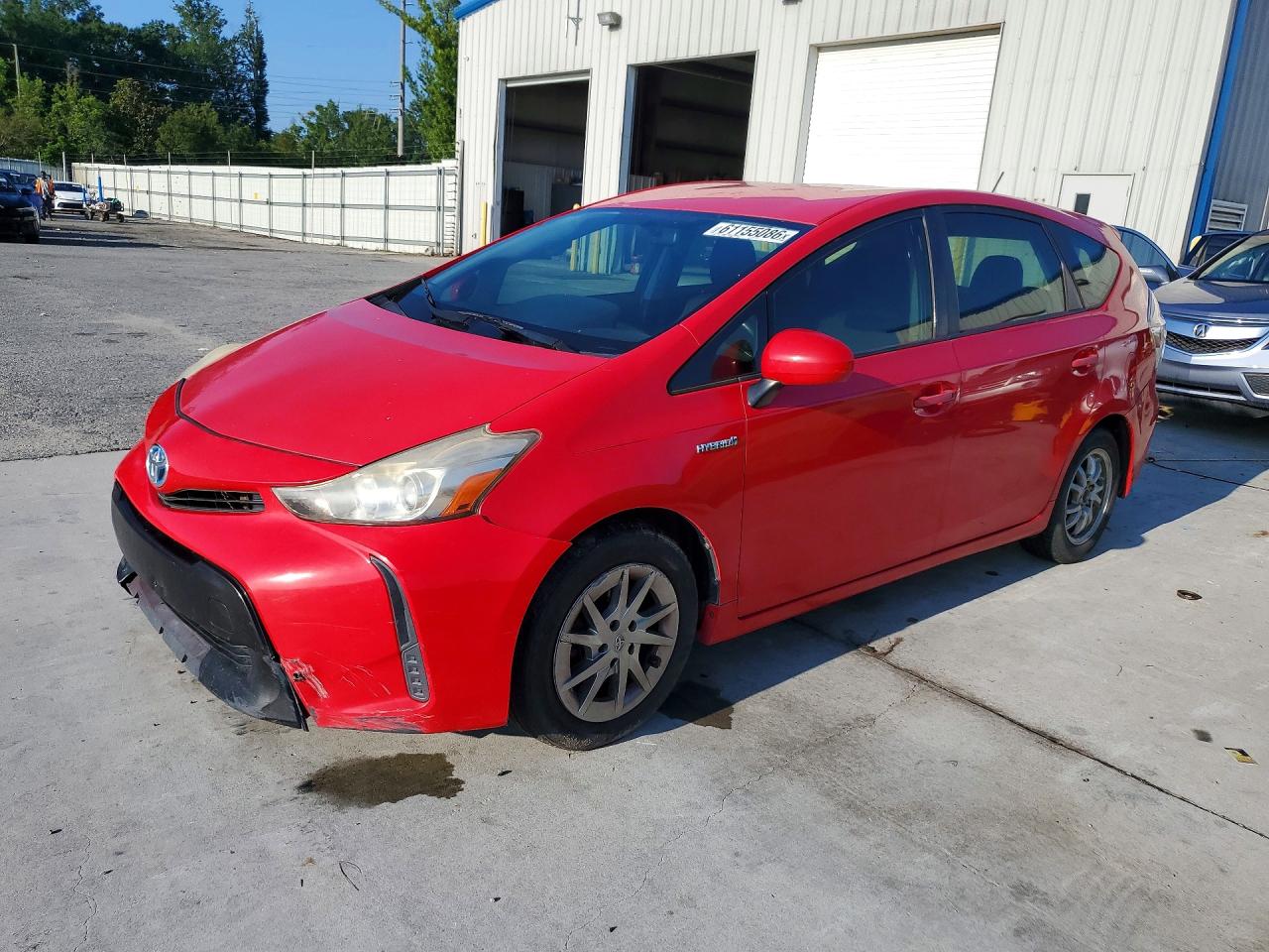 2015 Toyota Prius V Two Red vin: JTDZN3EU5FJ017112