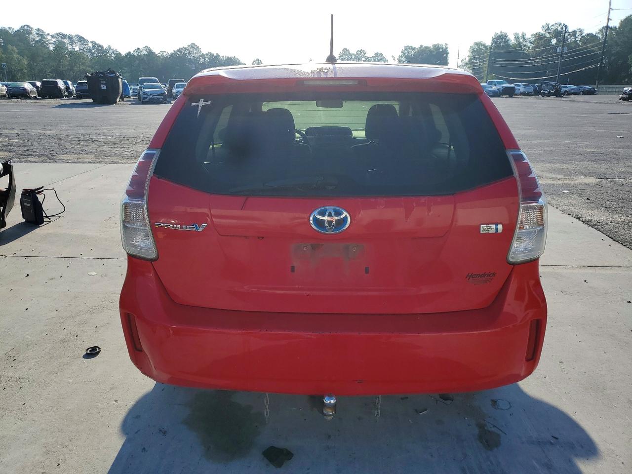 2015 Toyota Prius V Two Red vin: JTDZN3EU5FJ017112