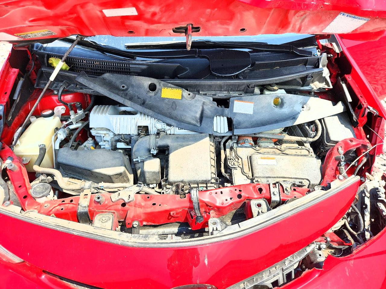 2015 Toyota Prius V Four Red vin: JTDZN3EU5FJ023007