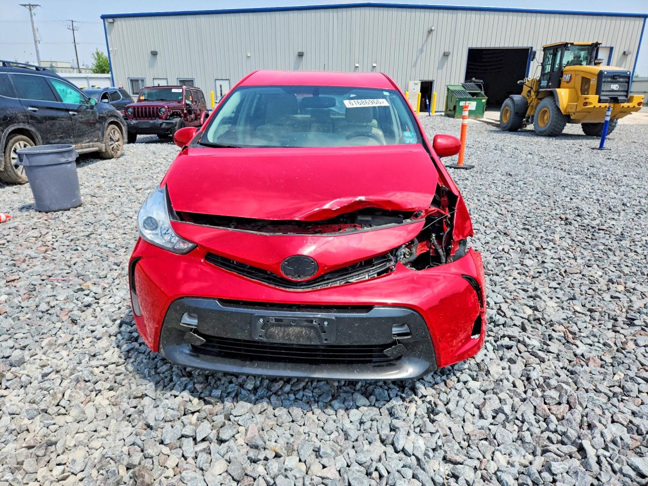 2015 Toyota Prius V Four Red vin: JTDZN3EU5FJ023007