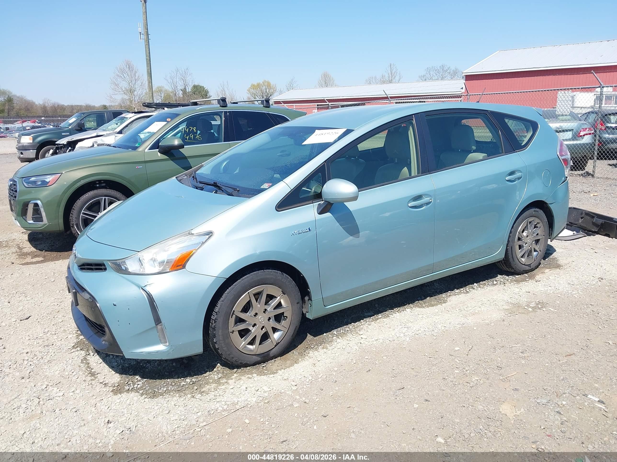 2015 Toyota Prius V Four Blue vin: JTDZN3EU5FJ026182