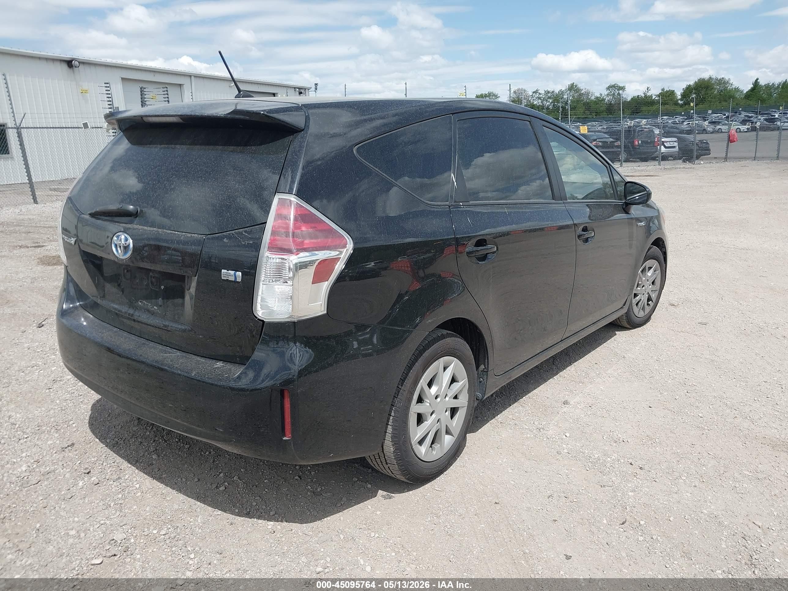 2015 Toyota Prius V Two Black vin: JTDZN3EU5FJ033553