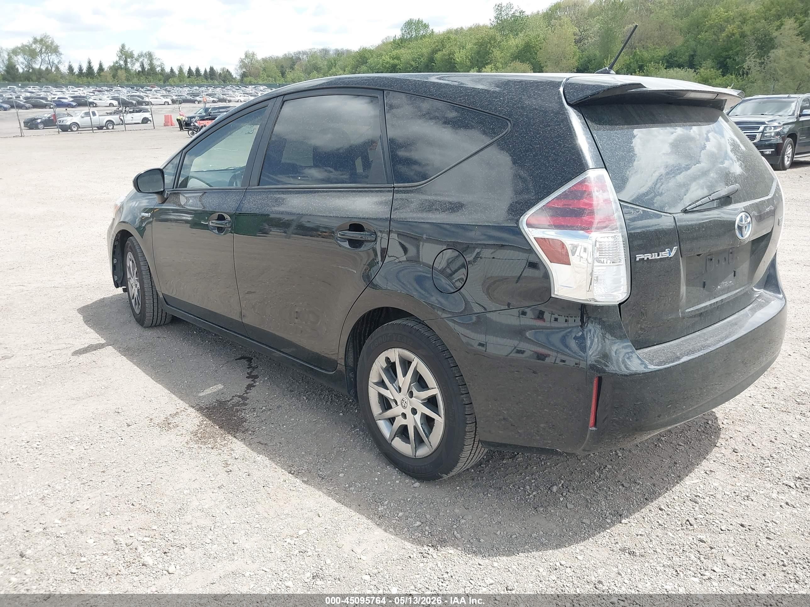 2015 Toyota Prius V Two Black vin: JTDZN3EU5FJ033553