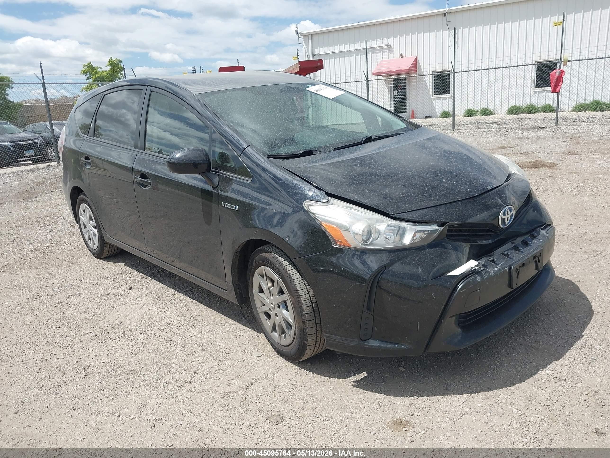 2015 Toyota Prius V Two Black vin: JTDZN3EU5FJ033553