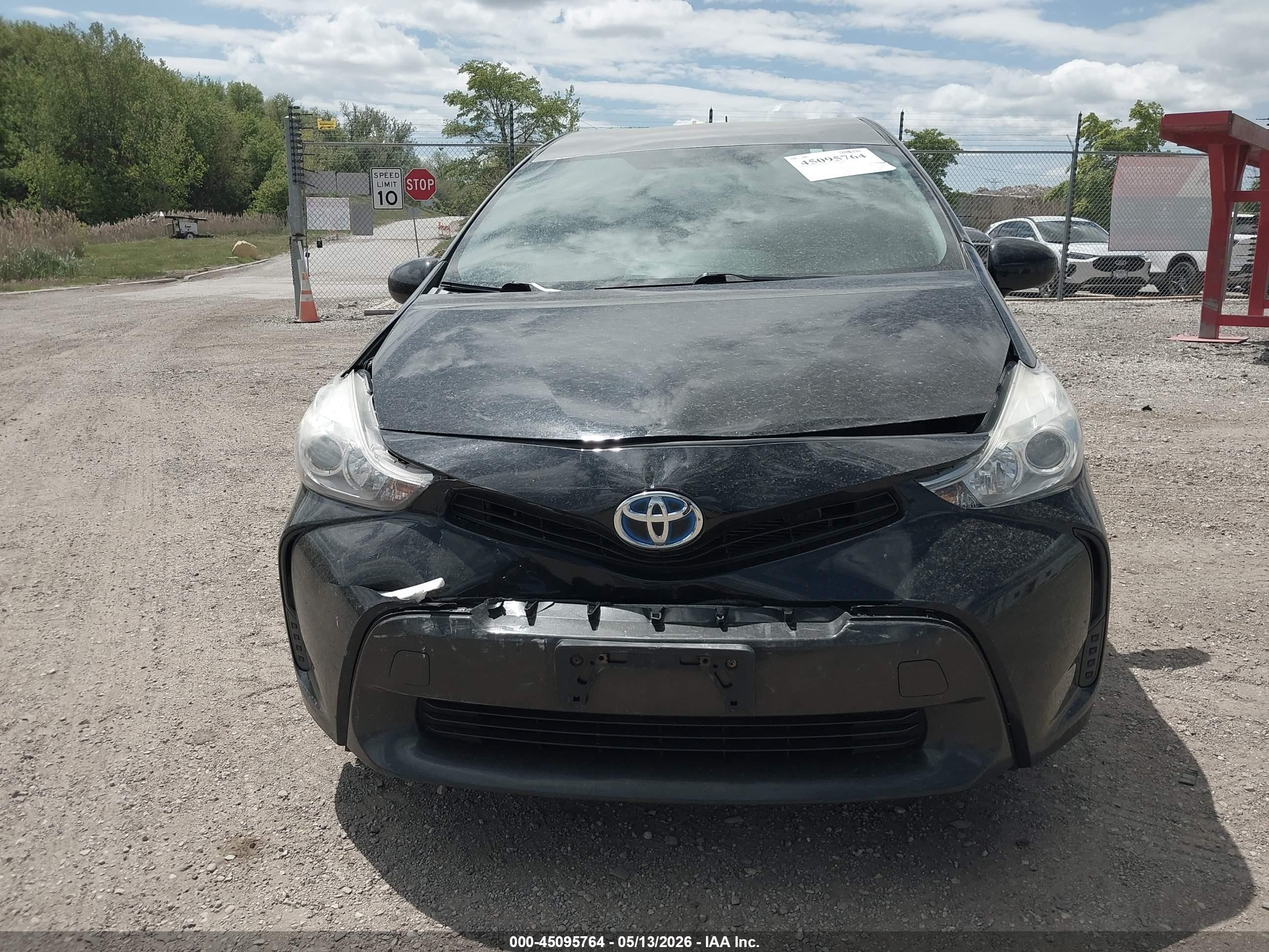 2015 Toyota Prius V Two Black vin: JTDZN3EU5FJ033553